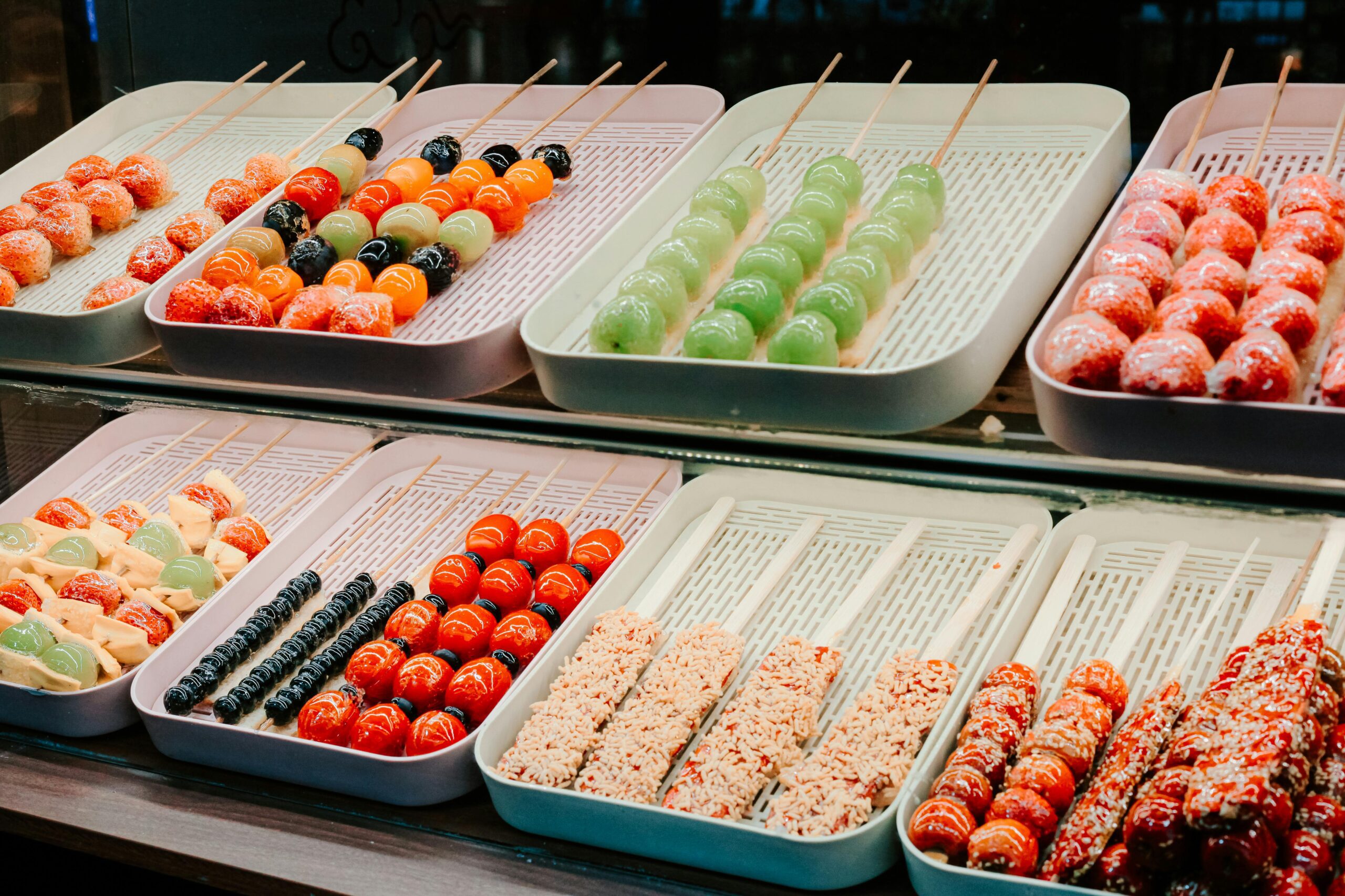 Hand-Painted Sugar-Coated Haws: A Sweet Street Art